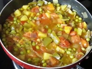 water in bread upma