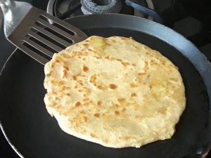 cook paratha from both sides