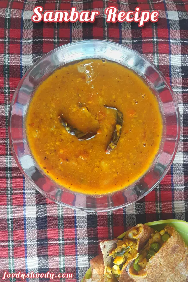 sambar recipe