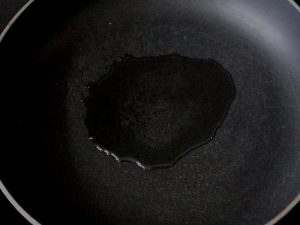 oil in pan