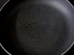 pan heated