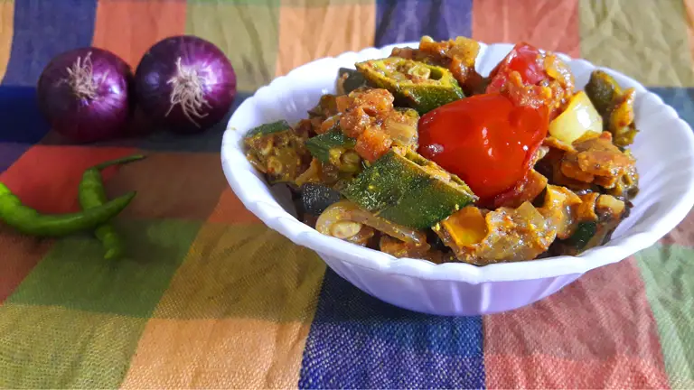 bhindi do pyaza