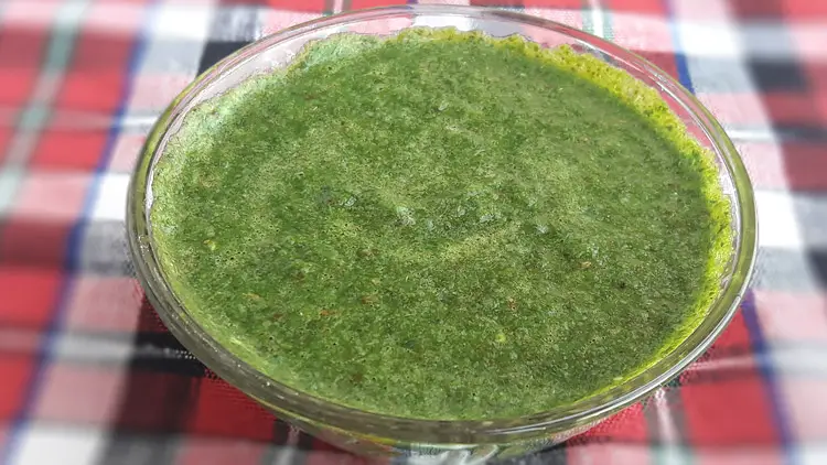 Mint Coriander chutney for Vrats