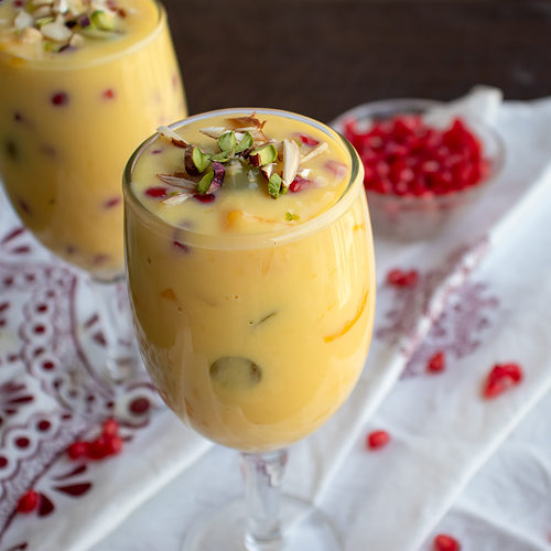 fruit custard recipe