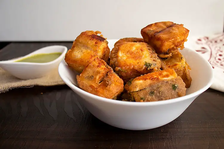 Paneer Pakora for Vrats