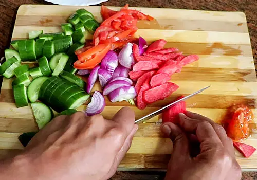 vegetable salad recipe steps-9