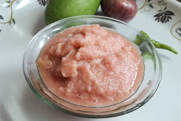 raw mango and onion chutney recipe