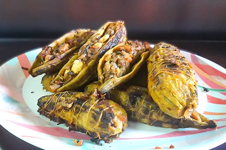 Bharwa Karela Recipe | Stuffed Bitter Gourd Recipe