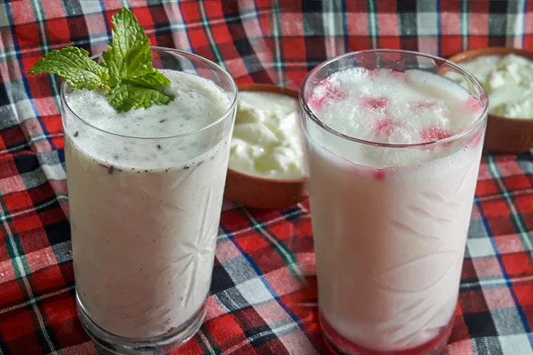 namkeen lassi recipe meethi lassi recipe